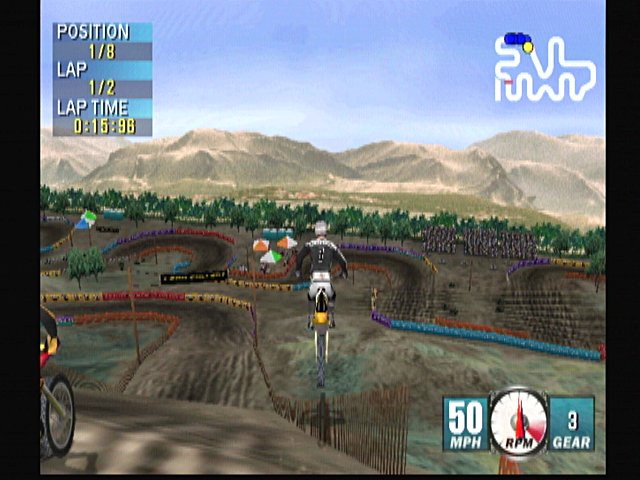 Jeremy McGrath Supercross 2000 screenshot 5 for Nintendo 64